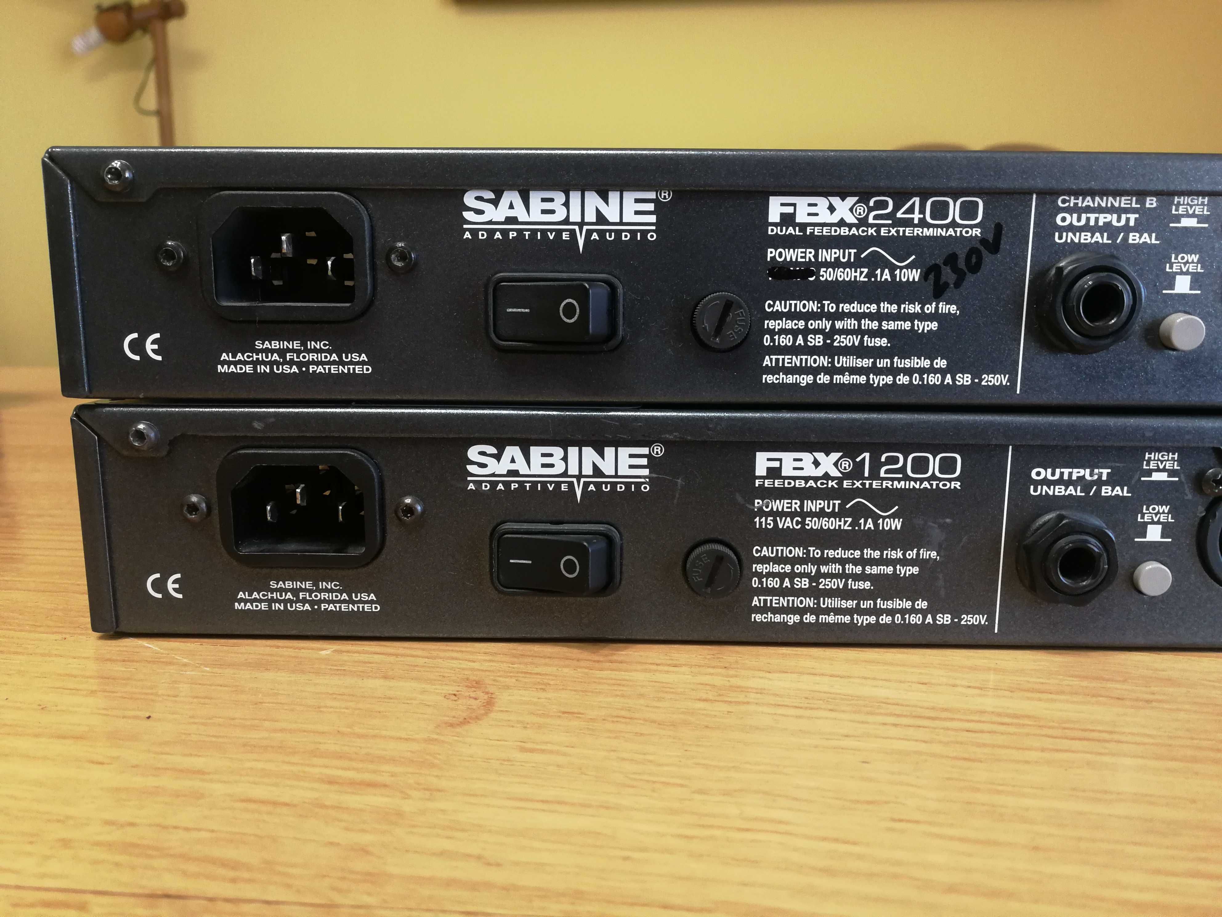 Sabine FBX 1200 szybki automatyczny kontroler sprzężen zwrotnych