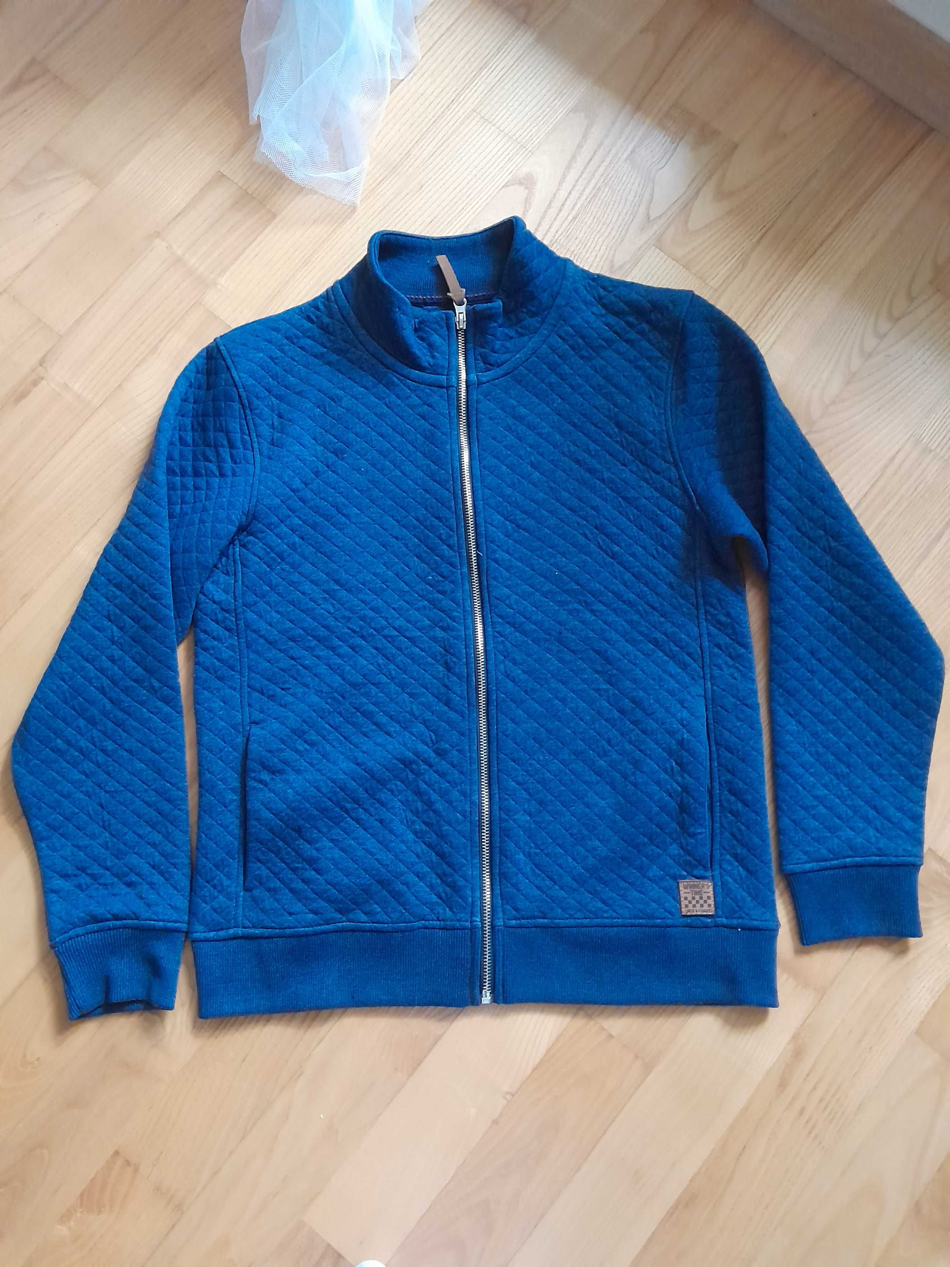 Niebieskoszara bluza na zamek 158 Lincoln & Sharks