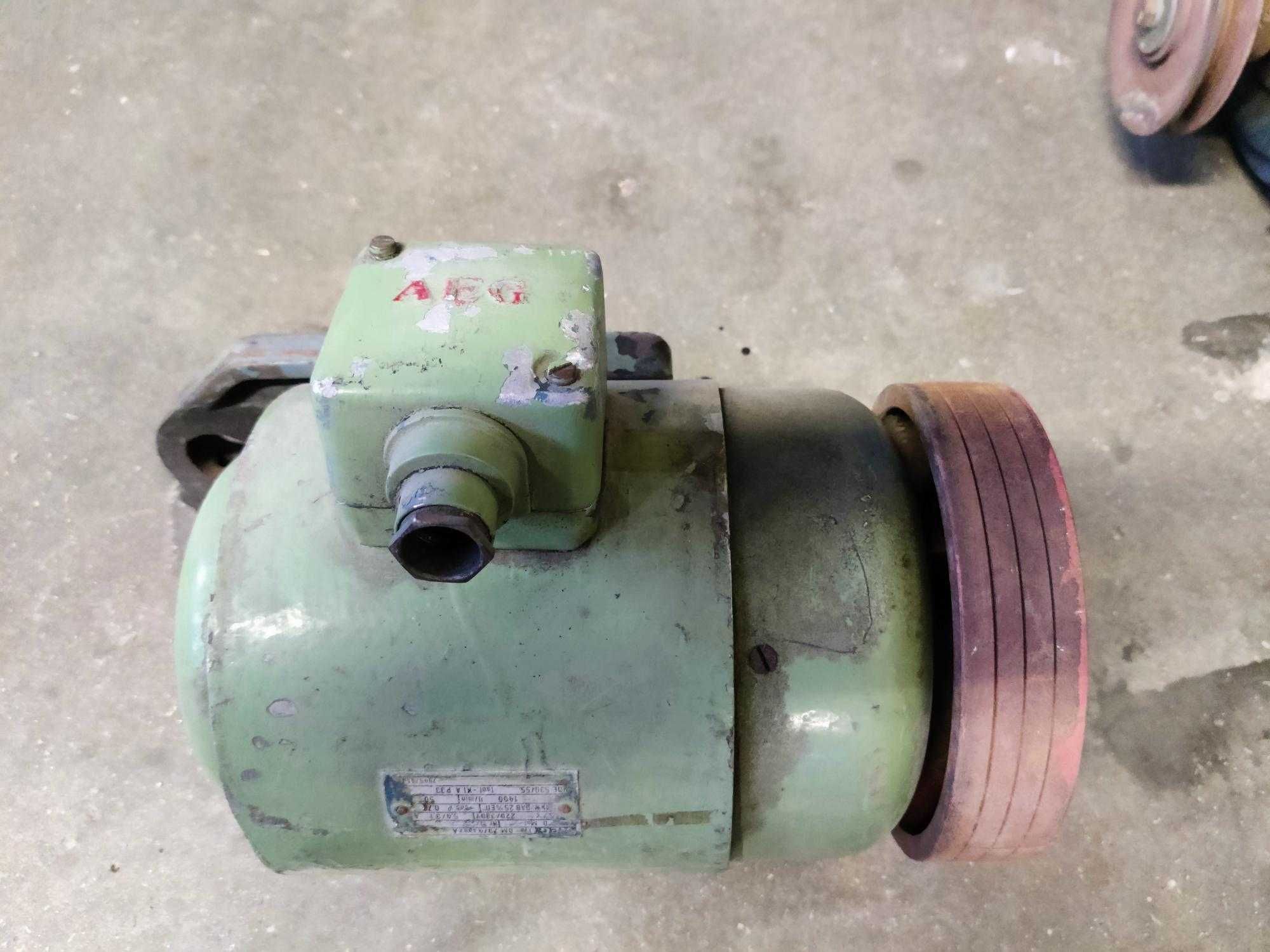 Motor Industrial, elétrico, trifásico, AEG, 50HZ