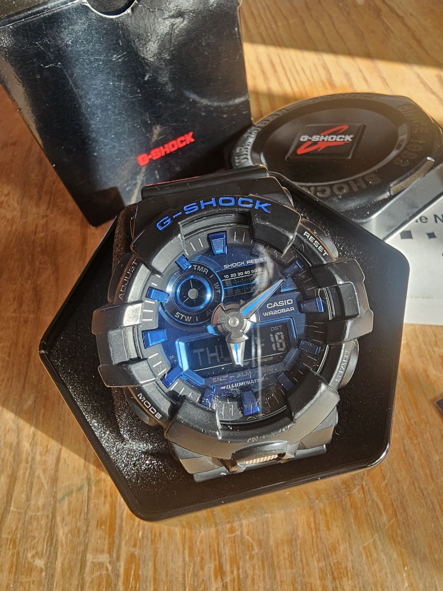 Relógio Casio G-Shock Preto/Azul