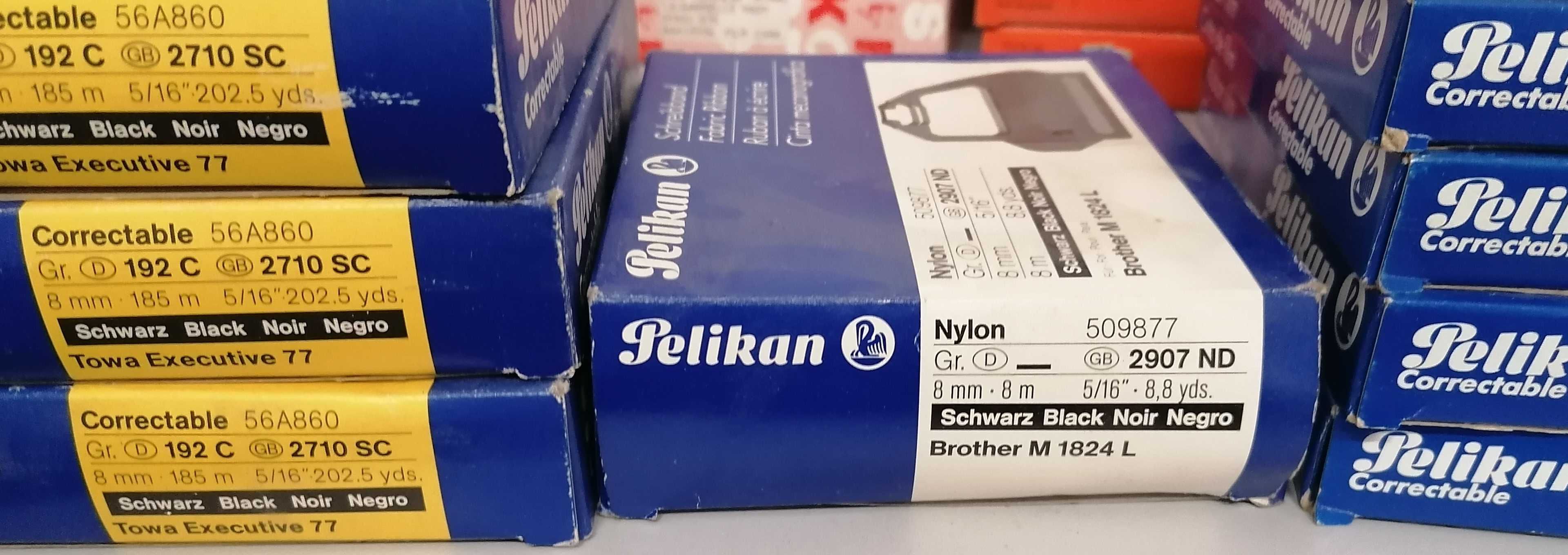 Fitas cartucho maq escrever, da IBM e Pelikan , 2 por 5€