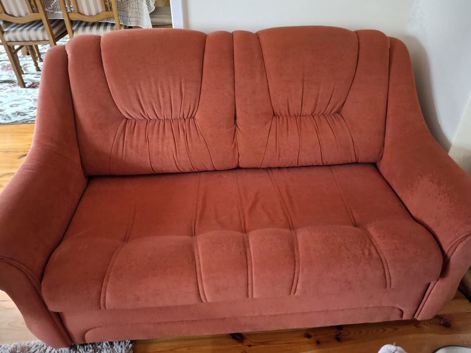 Zestaw - wypoczynek , 2 - osobwy , 3 - osobowy (rozkładany) stan dobry