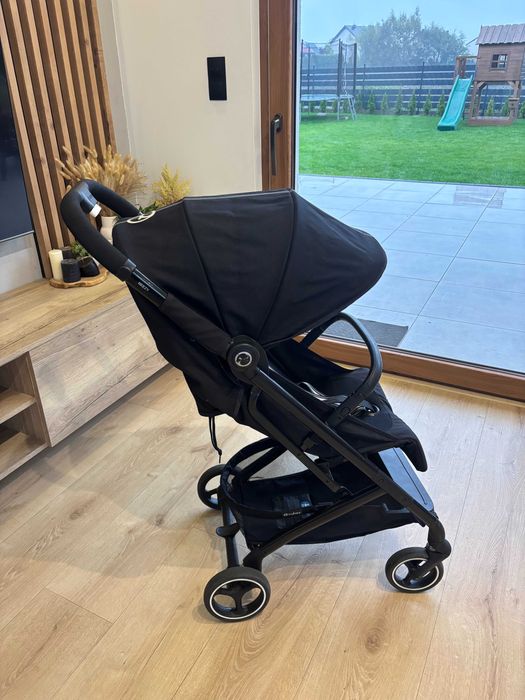 WÓZEK SPACEROWY CYBEX BEEZY do 22 kg duże koła Magic Black Czarny