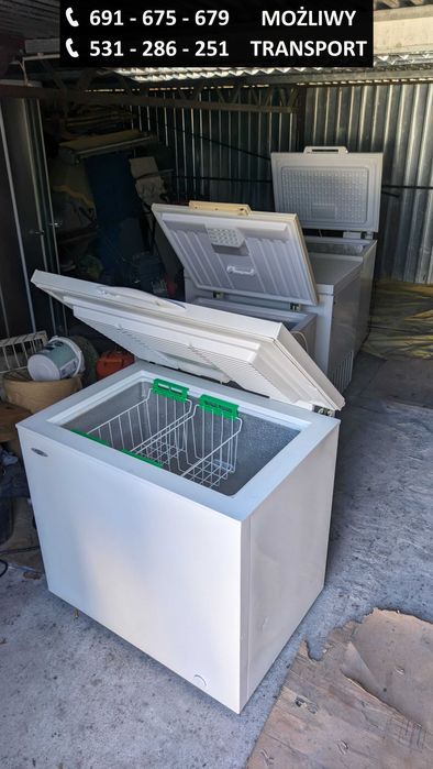 Używane zamrażarki skrzyniowe z gwarancją – możliwość dostawy