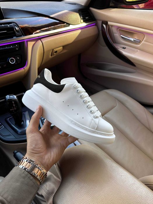 Кросівки Alexander McQueen Ivory Black White 36-40 ЛЮКС Обувь Кроссовк