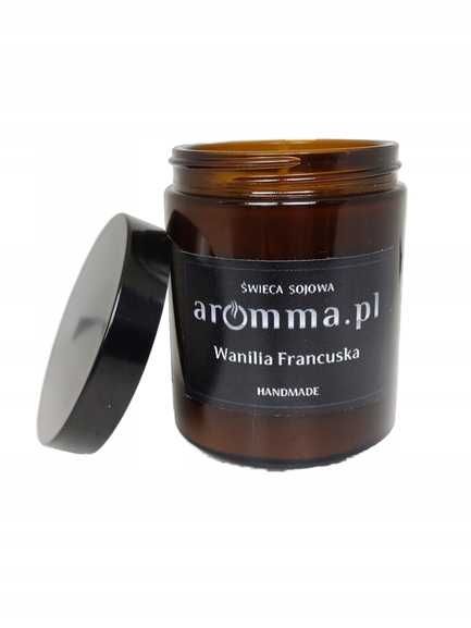 Świeca sojowa Wanilia Francuska 180 ml Aromma