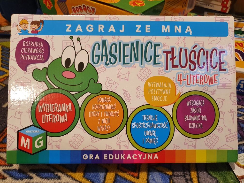 Gra Gąsienice Tłuścice 4-literowe