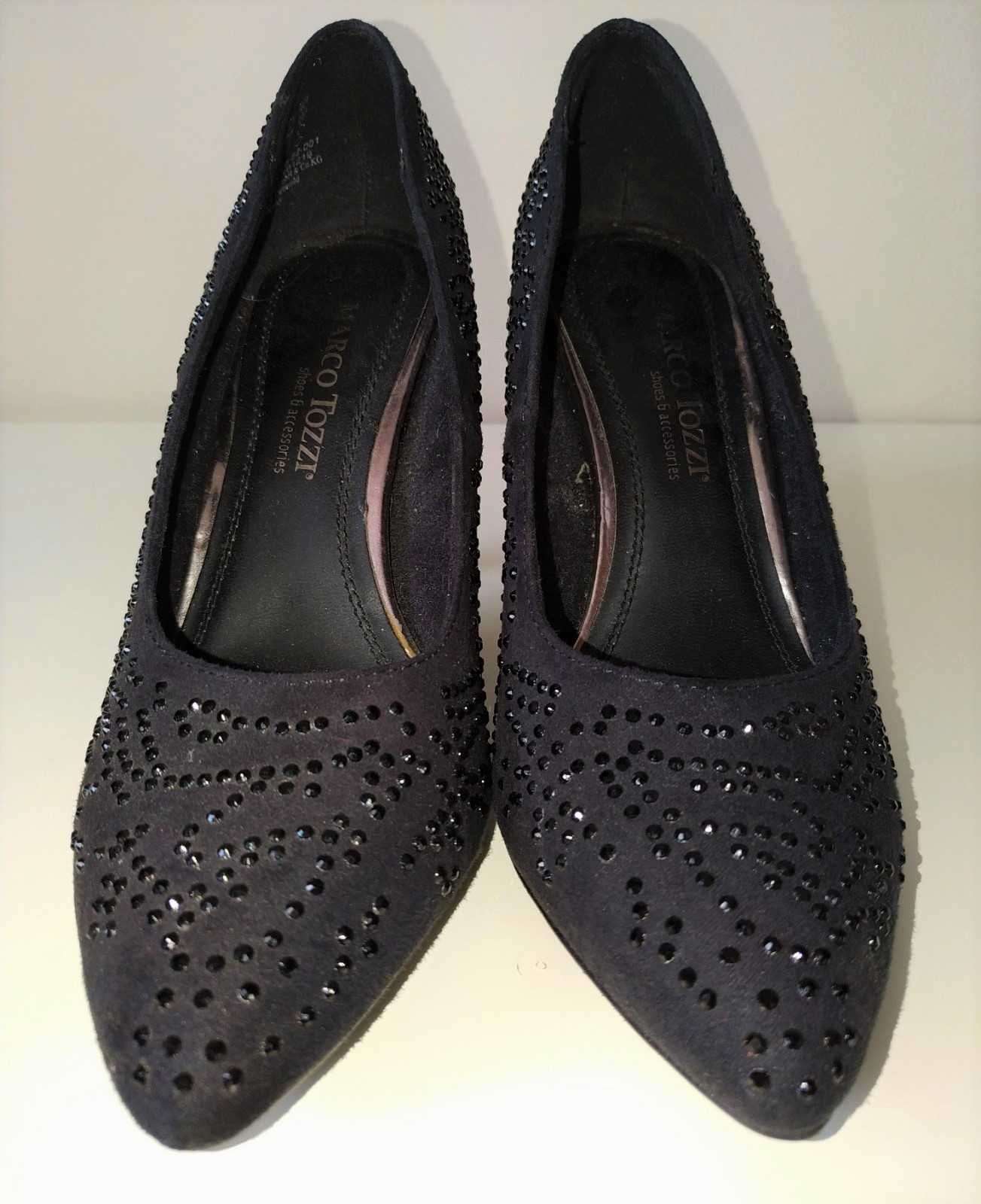 Buty szpilki zdobienia Marco Tozzi  roz 37