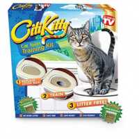 Сіті Кіті лоток Туалет для кота Citi Kitty привчання кішки до унітазу