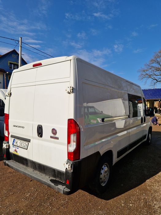 Fiat Ducato doka brygadówka brygadowy 7 osobowy euro 6 l3 h3 h2 euro 6