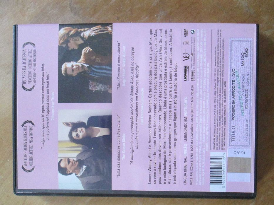 Poderosa Afrodite, Mira Sorvino, Helena Bonham-Carter, Woody Allen