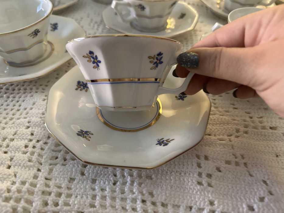 Serviço de chá Coimbra S.P. Portugal – Vintage, completo (12 pax)