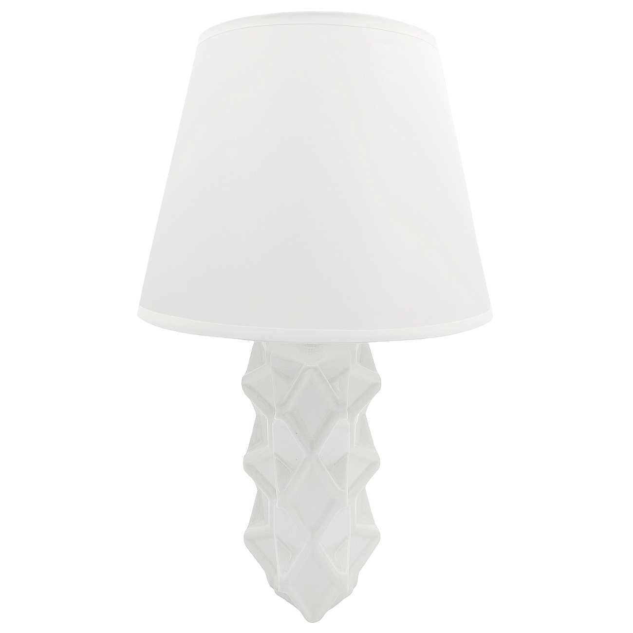 Lampa stołowa biała lampka nocna nowoczesna dekoracyjna
