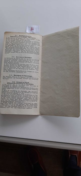 Germany KOLBERG Książeczka Oszczędnościowa rok 1938 pismo gotyk- RARE
