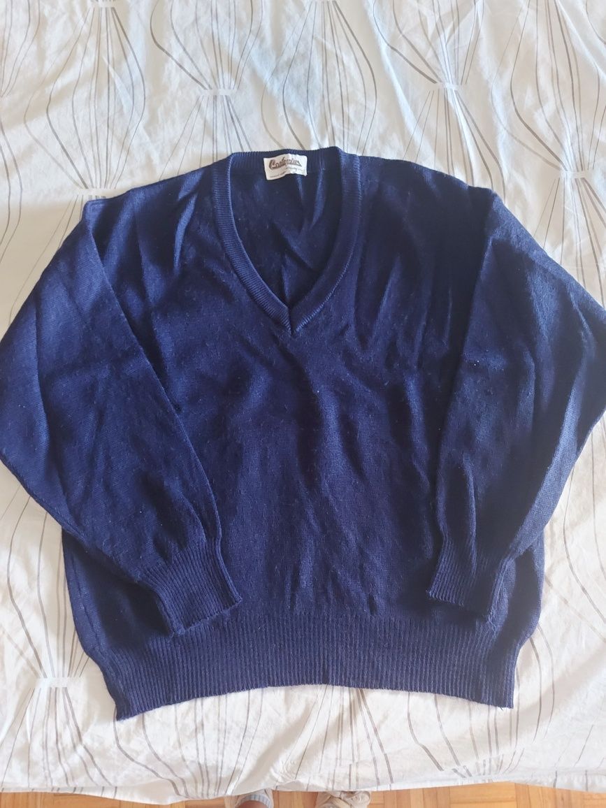 Camisola de homem azul marinho | XL