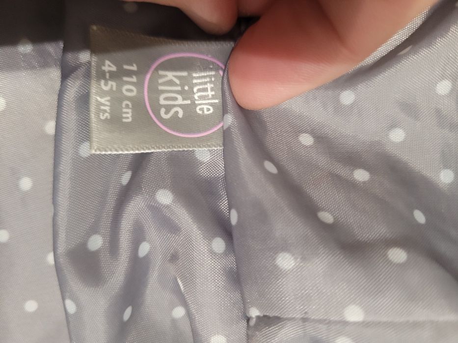 Bezrękawnik pluszowy dla dziewczynki rozm 110