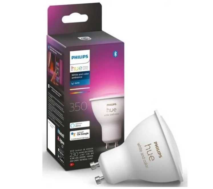 Світлодіодна лампочка Philips Hue Gu10 White And Color Ambiance