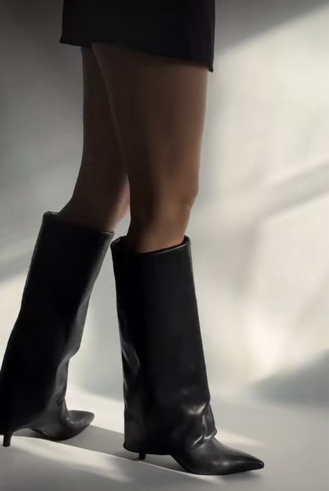 Сапожки труби з підворотом