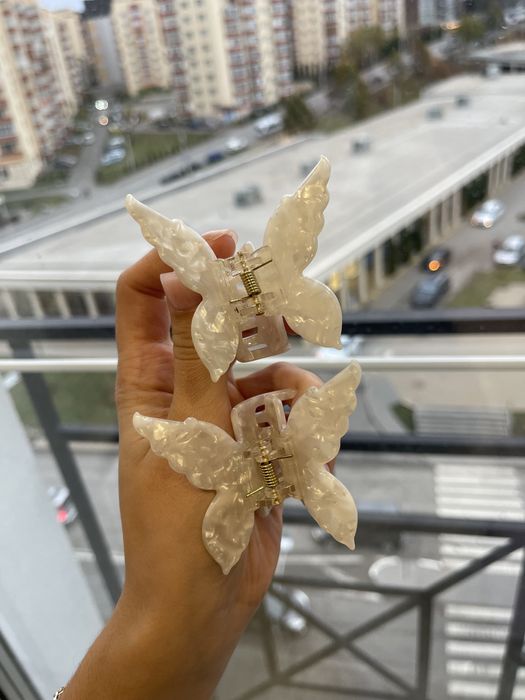 Метелик бабочка заколки Крабик заколка зажим бабка Zara Зара