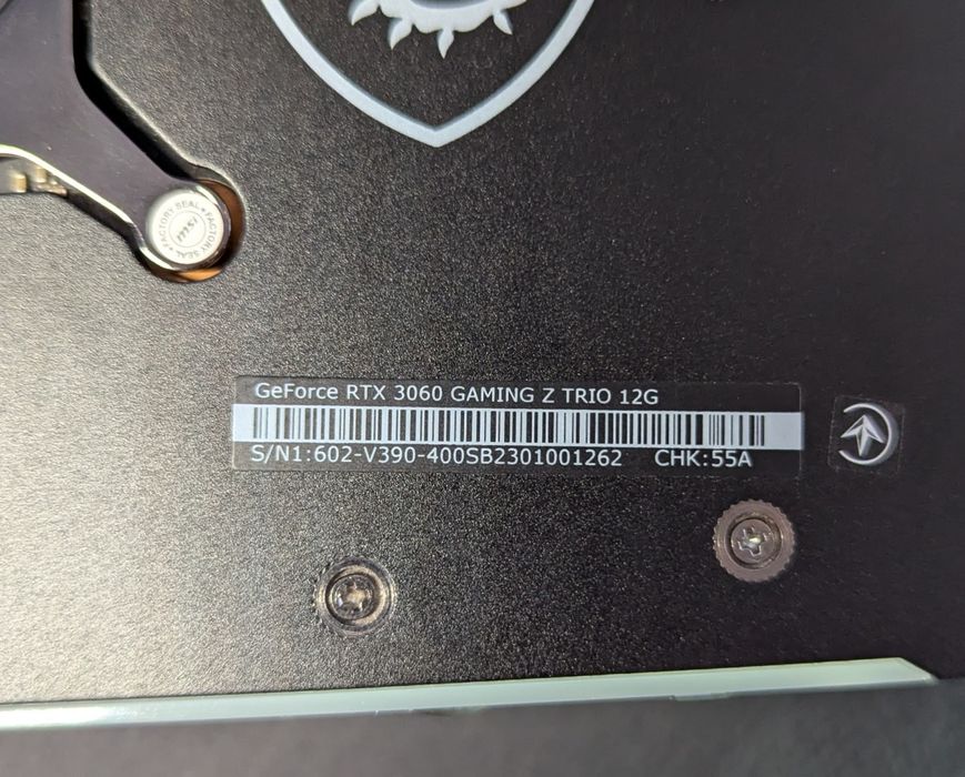 MSI 3060 12G Gaming X Trio