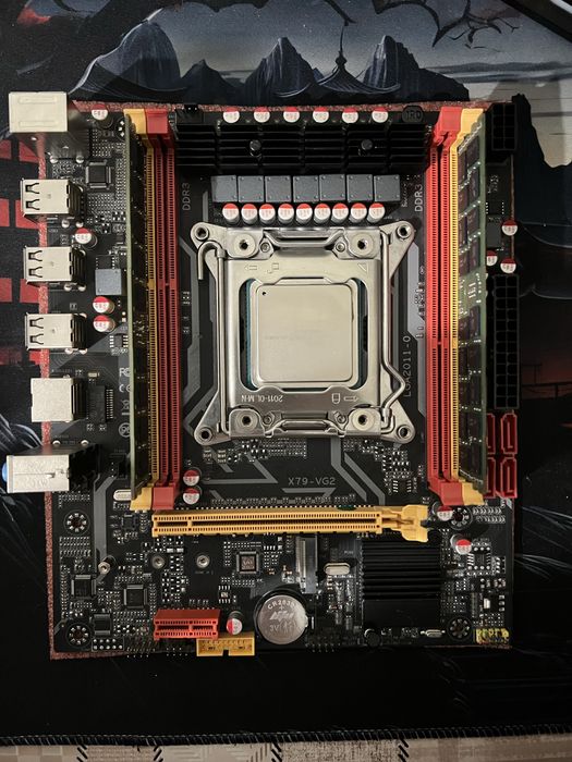 Комплект x79 LGA 2011 - Xeon 2680v2 - 16ГБ ОЗУ