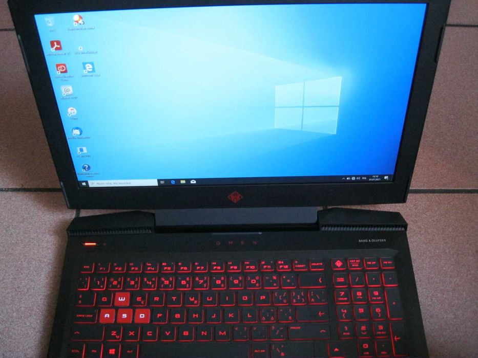 Laptop Gamingowy HP Omen 15 SSD i7 ram 16gb GTX 1050ti 4g igła