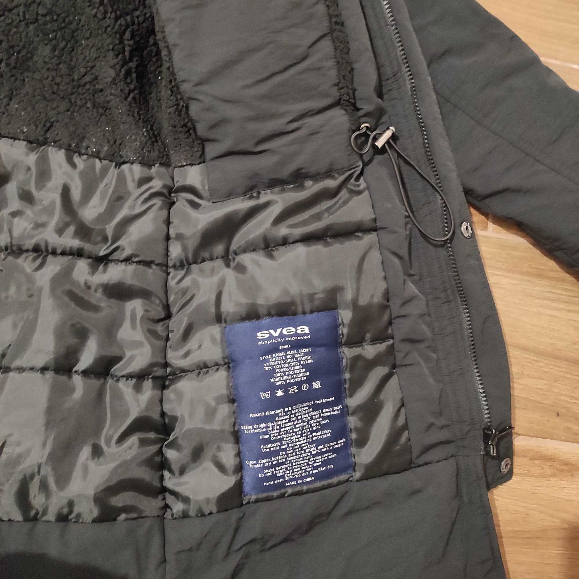 Svea Zimowa Damska Kurtka Parka Ocieplana Size S