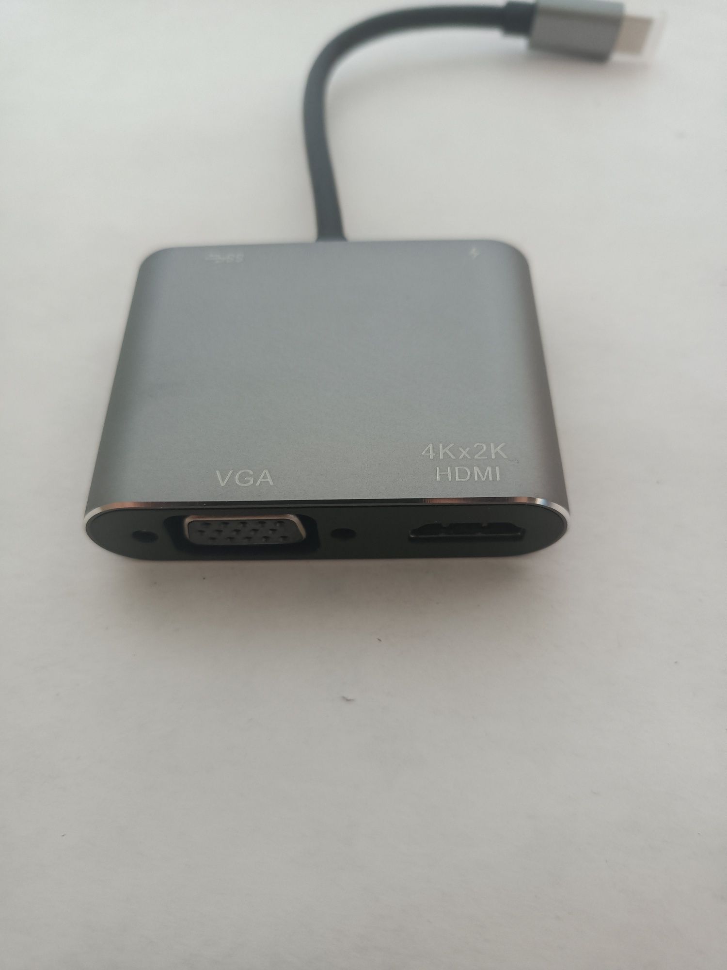 Adapter Przejściówka USB-C USB3.1 - VGA HDMI 4K