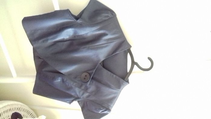 Vestido e casaco Veromoda cinza 36