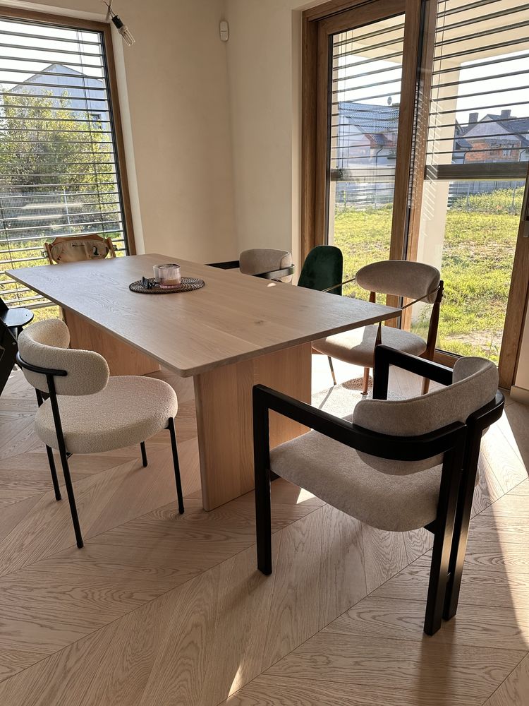 Stół dębowy 220 + 2 x40