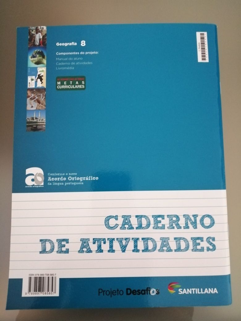 Caderno de Actividades Geografia 8° Ano