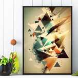 plakat abstrakcja 3d, plakat obraz grafika trójwymiarowa abstrakcja