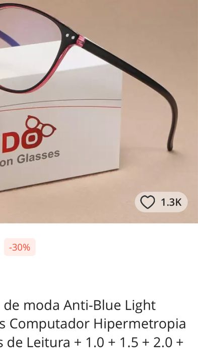 Oculos acabados de chegar verao 2022
