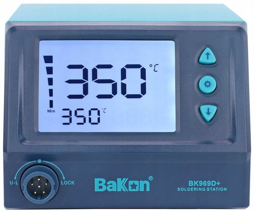 Stacja lutownicza BAKON BK969D+ 3 GROTY w komplecie plus podstawka