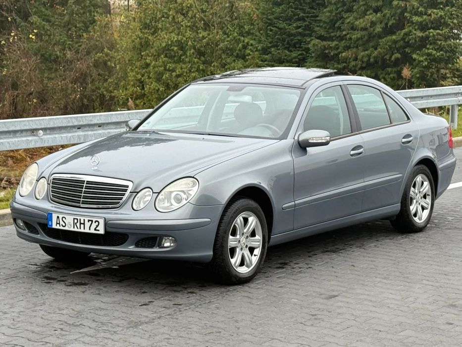 Mercedes-Benz Klasa E Kompressor 163KM SUPER STAN sedan manual org. przebieg 227tys. serwis