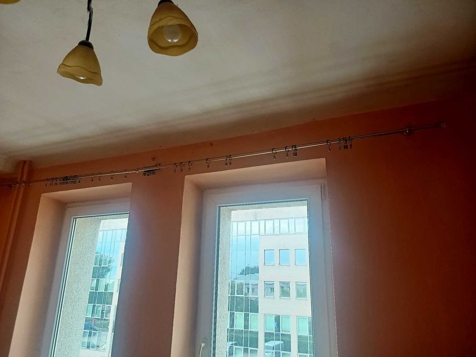 karnisz  używany podwójny  ze stali nierdzewnej