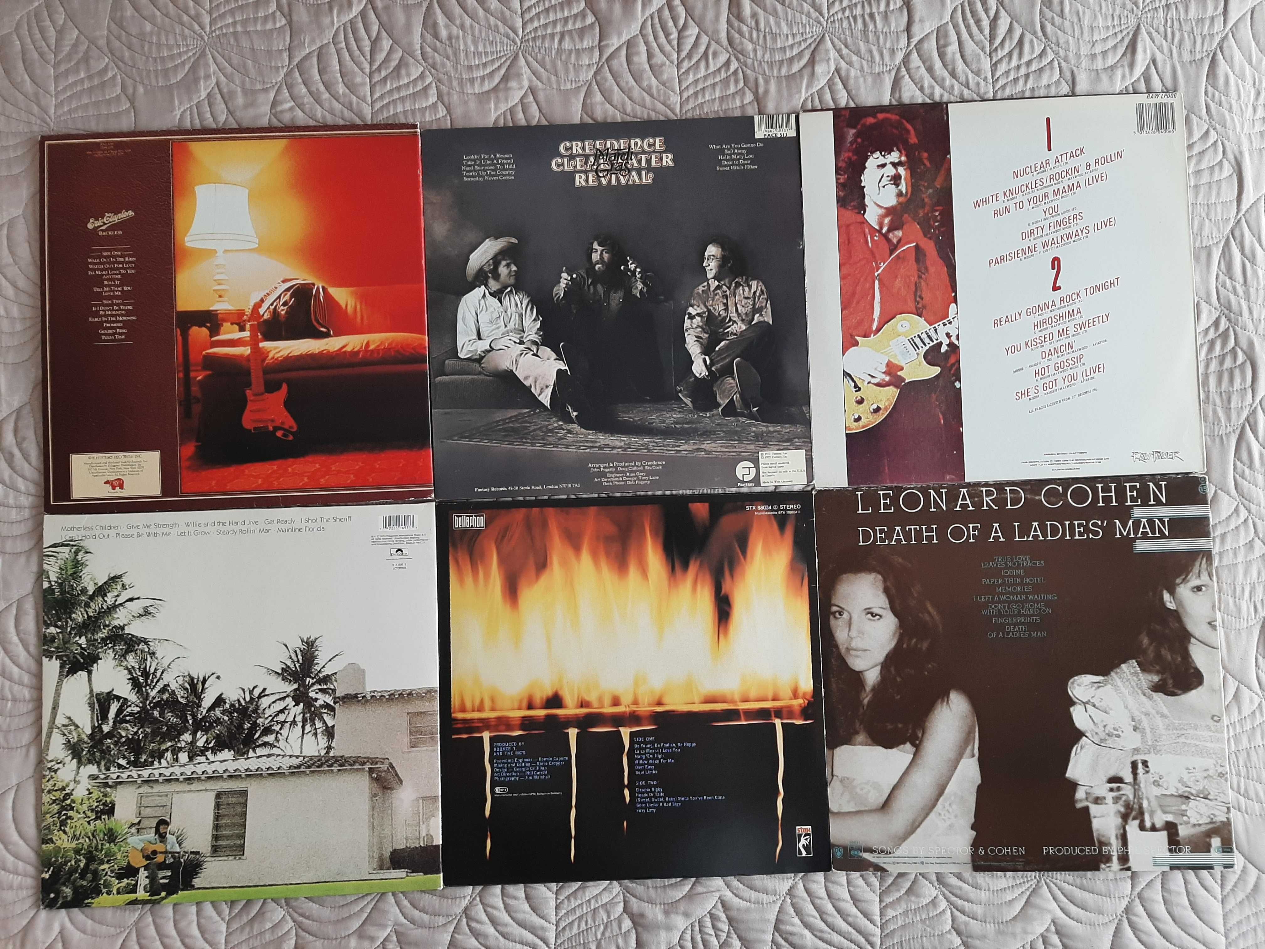 Eric Clapton - Leonard Cohen – Gary Moore – CCR – Booker T – Vinil LP