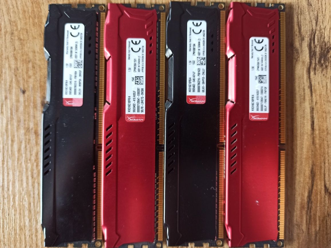 Pamięci RAM 16GB DDR3 HyperX