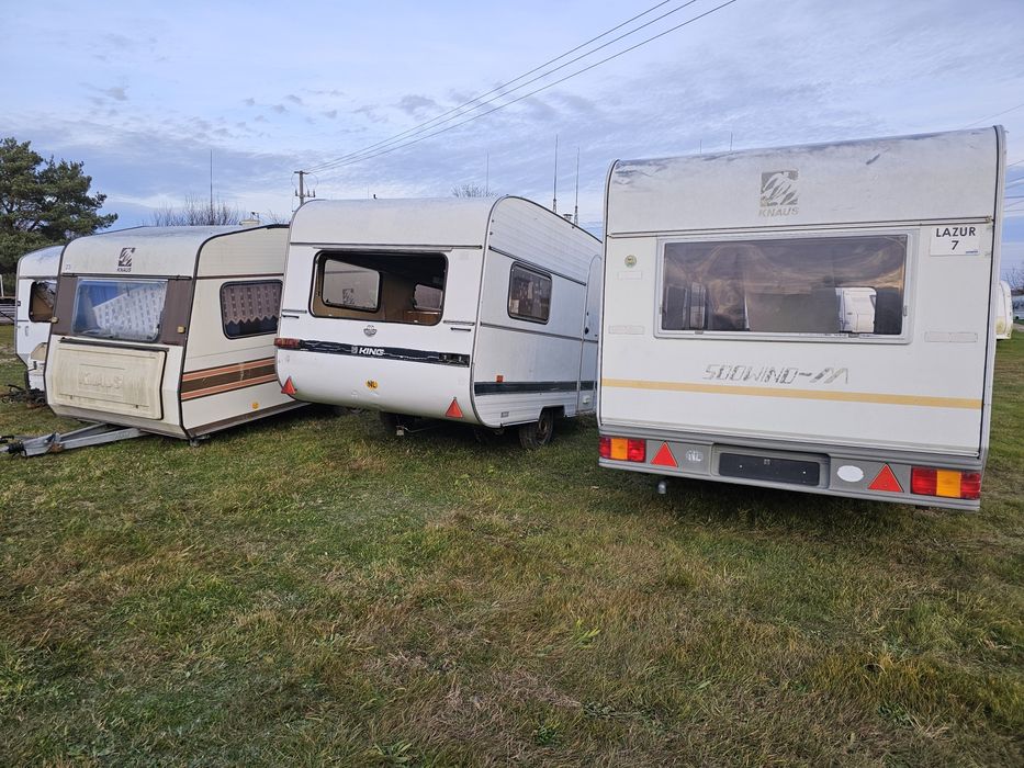 Przyczepa stacjonarna. Na budowę, działkę