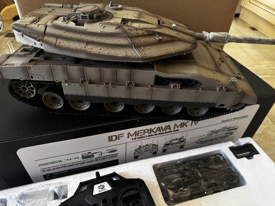 Танк Heng Long 3958-1 Merkava MK4 V7.0 масштаб 1:16 2.4G - 3958-1-V7