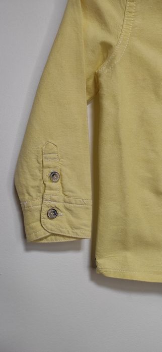 MLrozmiar86 Żółta dziewczeca koszula rozmiar 86/92 MLrozmiar92