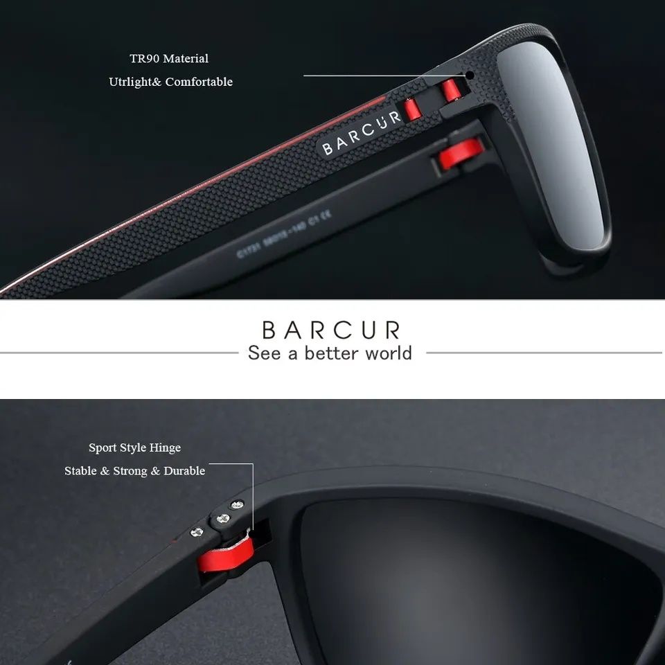 Сонцезахисні окуляри BARCUR з поляризацією