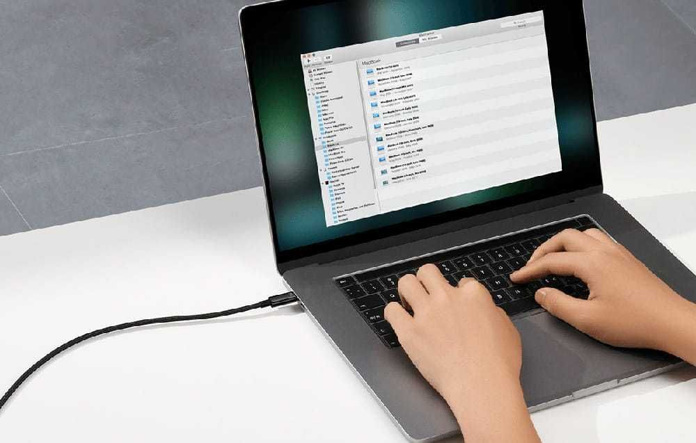 Baseus Tungsten Szybki Kabel USB C - USB C PD 240W 3M Laptop Sklep Wwa
