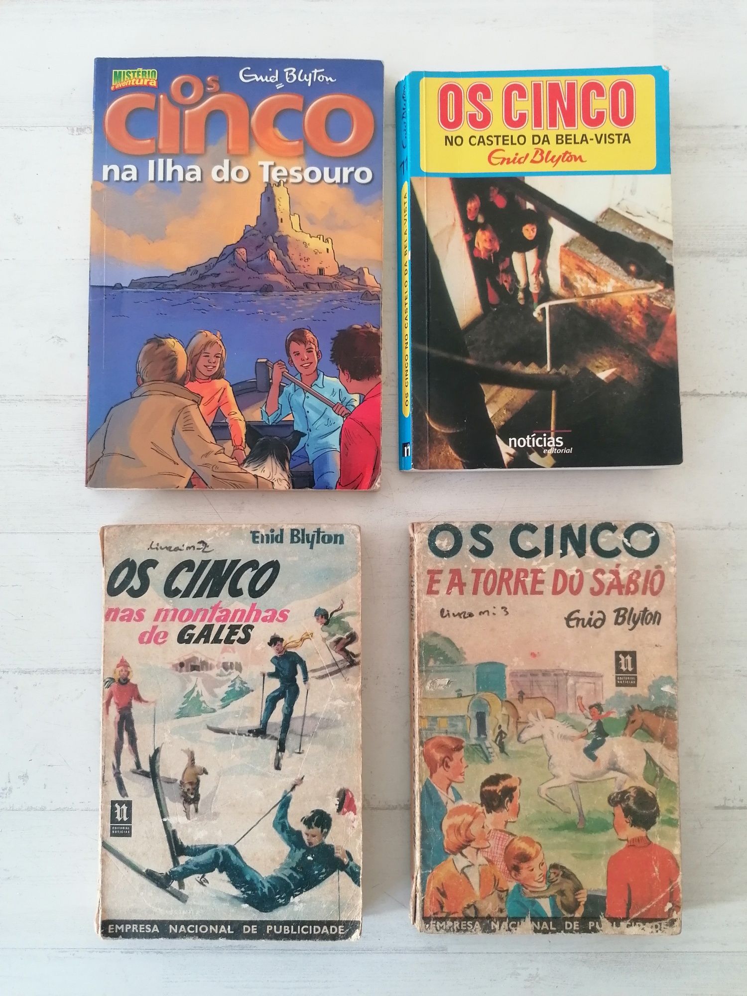 Coleção Livros Os Cinco - Enid Blyton