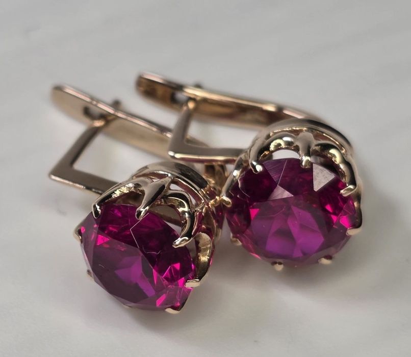 Золотые серьги ссср