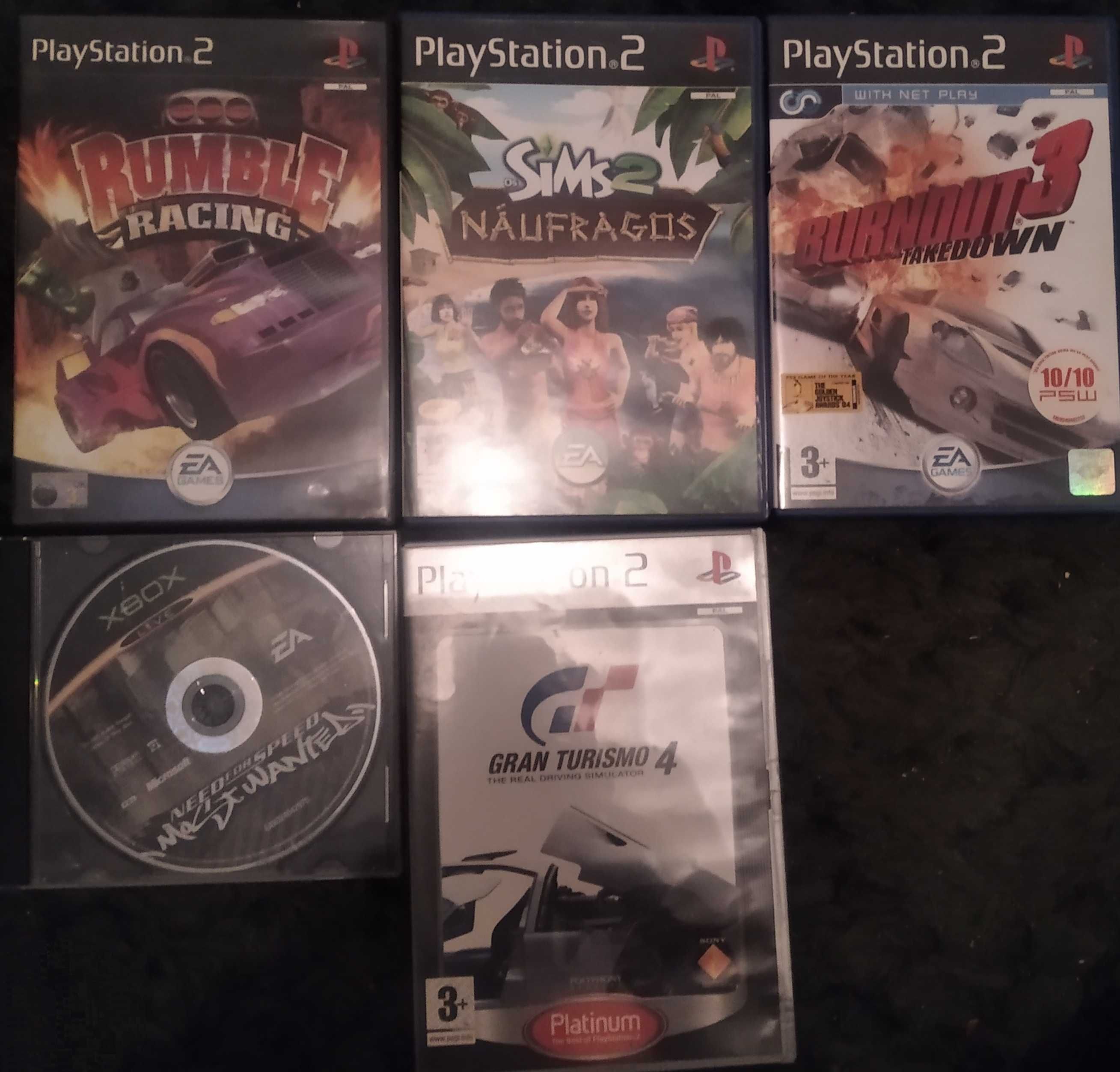 Jogos PlayStation 2 e xbox