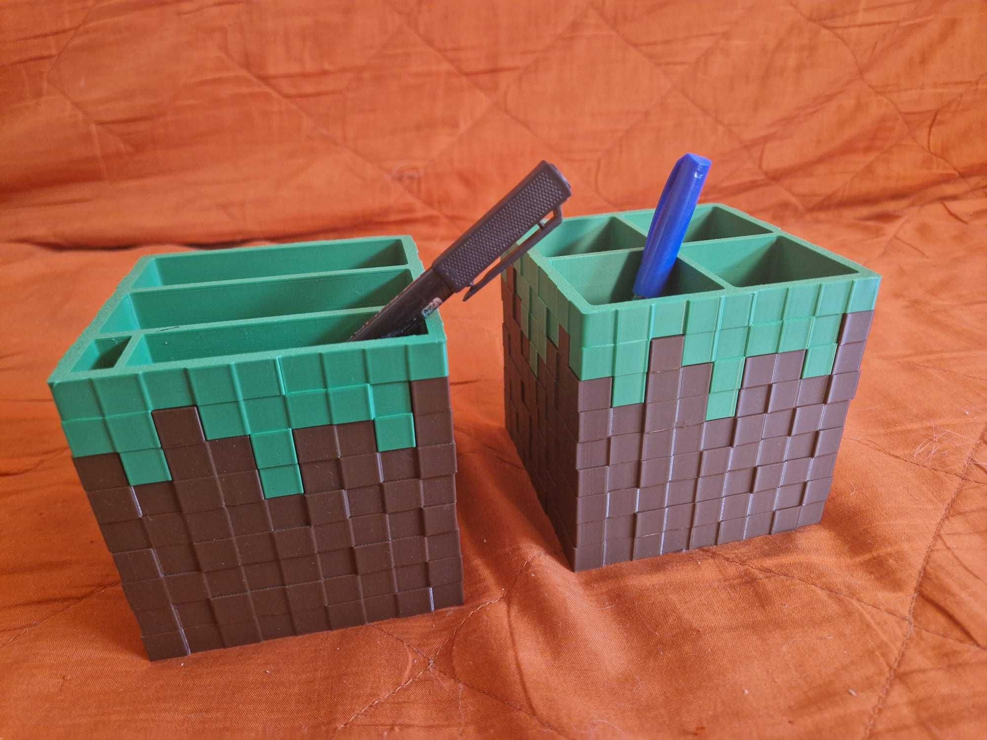 organizer na biurko Minecraft