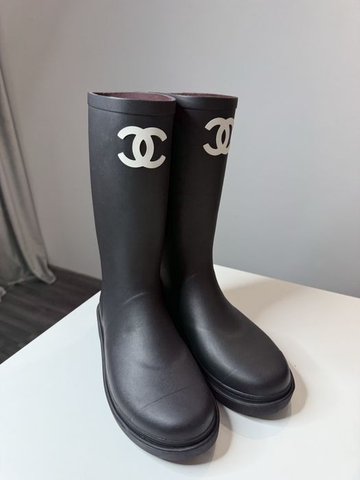 Kalosze chanel rozmiar  24.5  cm r 38