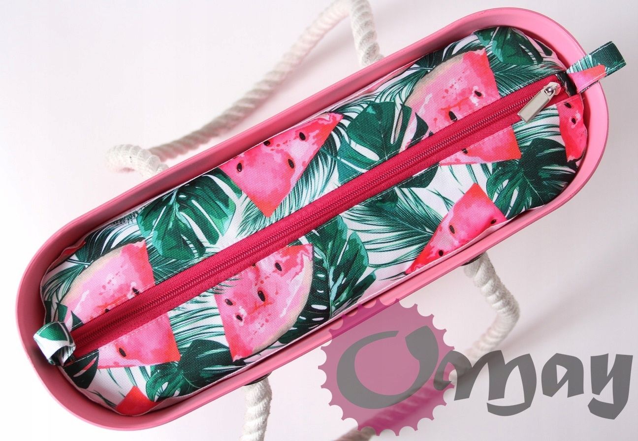 organizer OBAG STANDARD +KOSMETYCZKA arbuzy 2 kieszenie wkład OMAY