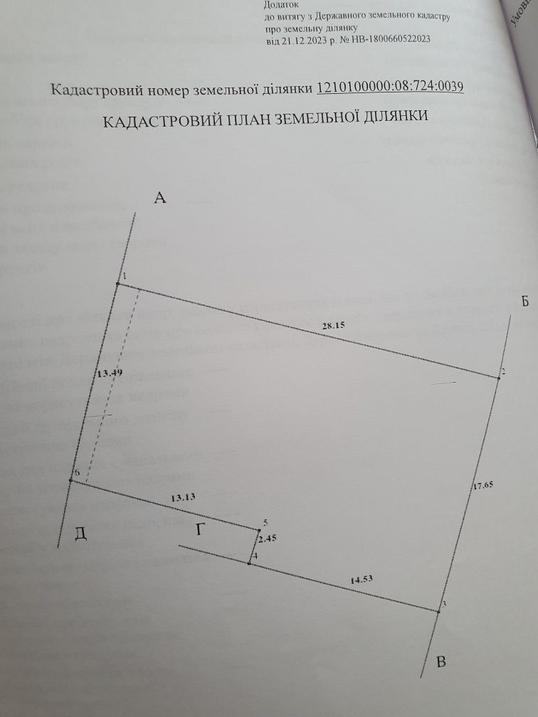 Продам приватизованих участок
